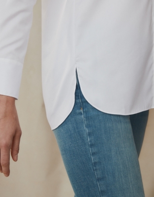 Cotton Boyfriend Shirt Tops & Blouses The White Company US