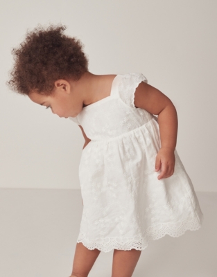 Childrens white cotton store dresses