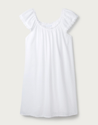 Cotton Broderie Nightgown | Nightgowns | The White Company US