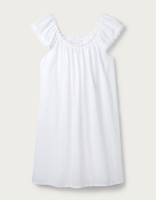 white company night dress