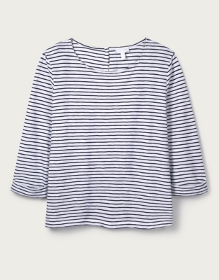 Cotton Button Back T-Shirt | Clothing Sale | The White Company UK