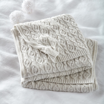 White company cashmere blanket new arrivals