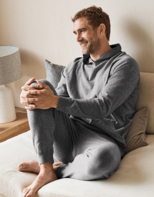 Cotton-Cashmere Hoodie | Clothing Sale | The White Company UK