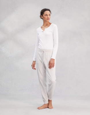 cotton cashmere joggers