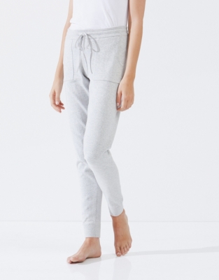 white company cashmere joggers