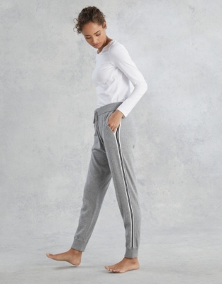 white company cashmere joggers