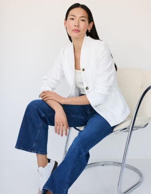 Cotton Casual Shawl Jacket