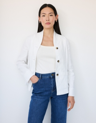 Cotton Casual Shawl Jacket