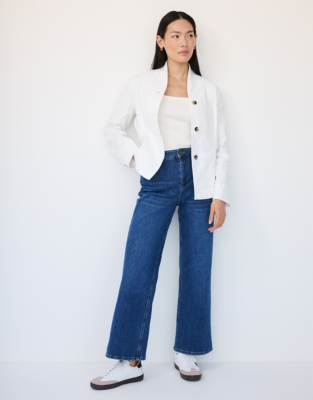 Cotton Casual Shawl Jacket