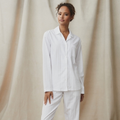 Brushed Cotton Floral Pyjama Set | Nightwear & Robes Sale | The White  Company