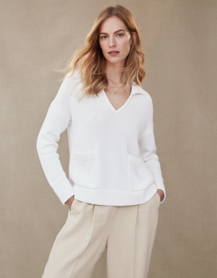 White company womens jumpers sale