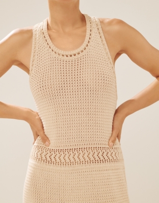 Cotton Crochet Dress