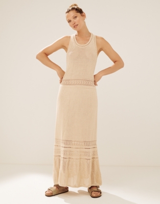 Cotton Crochet Dress