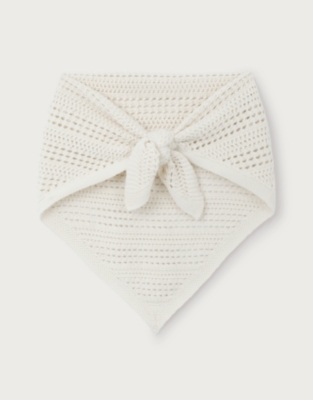 Cotton Crochet Neck Scarf 