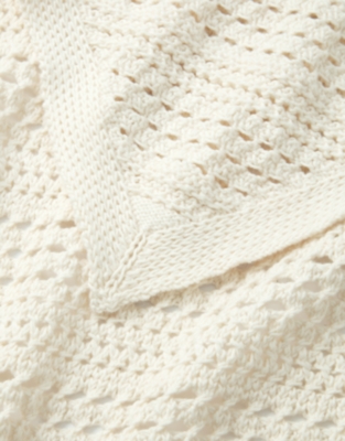 Cotton Crochet Neck Scarf 