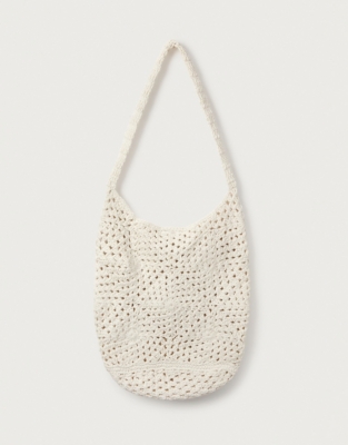 Cotton Crochet Tote Bag