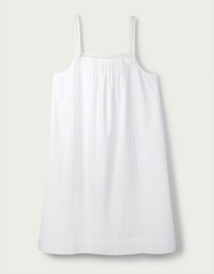 Cotton Dobby LaceStrap Nightie New In Nightwear The White Company UK