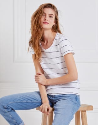 fine stripe t shirt