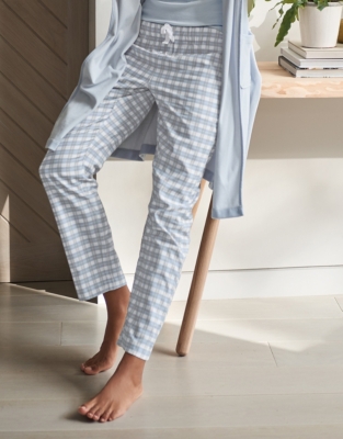 gingham pyjama bottoms