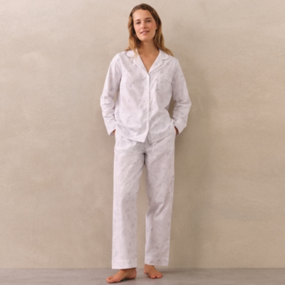 Cotton Floral Classic Pajama Set