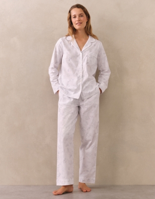 Cotton Floral Classic Pyjama Set