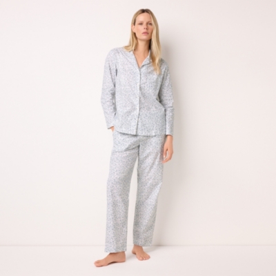 Cotton Flower Bud Classic Pajama Set