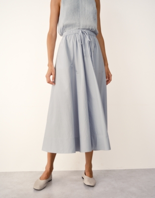 Cotton Gathered Skirt
