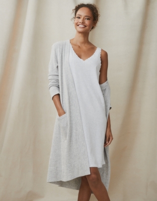Cotton Jersey Lace-Trim Sleeveless Nightie | New In Nightwear | The ...