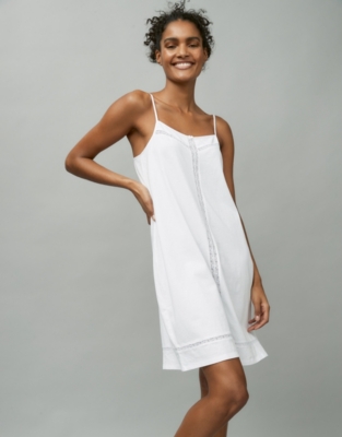 Cotton LaceInsert Nightgown Nightgowns The White Company US