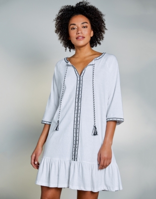Beaded Cover Up Dress Clothing Sale The White Company UK