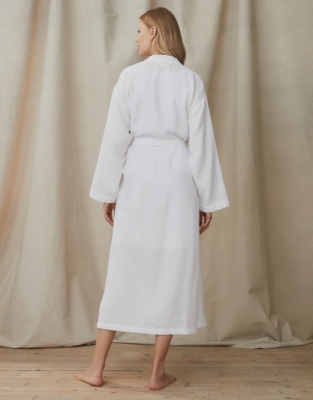 Cotton Micro Waffle Robe Robes & Dressing Gowns The