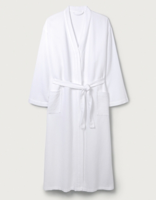 Eastind Organic Cotton White Waffle Bathrobe S/M + Reviews