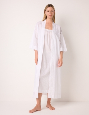 Cotton Mini Broderie Robe