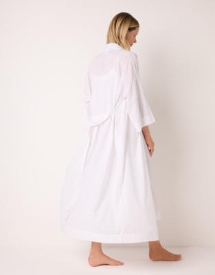 Cotton Mini Broderie Robe