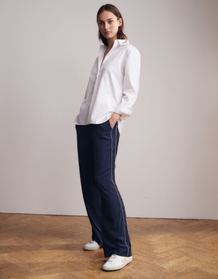 Cotton Oversized Boyfriend Shirt | Shirts & Blouses | The White Company UK