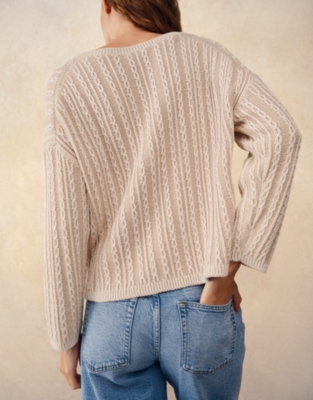 Cotton Plated Cable Jumper