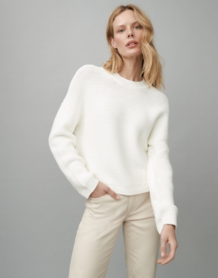 Cotton Fisherman Sweater – Jenni Kayne