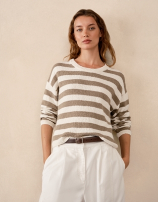 Cotton Rich Breton Stripe Jumper