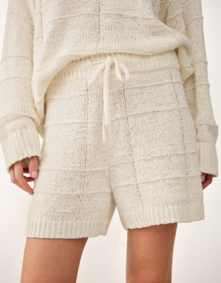 Cotton Rich Check Stitch Shorts