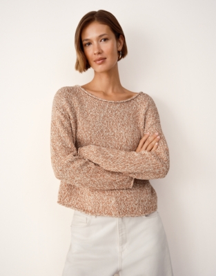 Cotton Rich Mouliné Slub Jumper