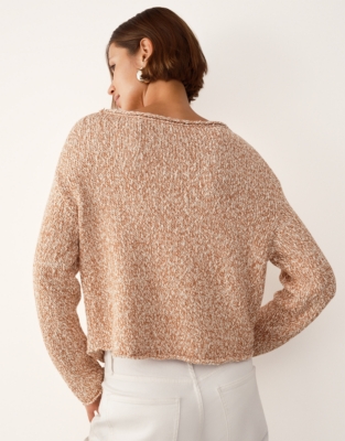 Cotton Rich Mouliné Slub Jumper