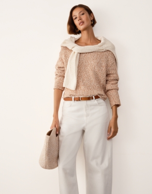 Cotton Rich Mouliné Slub Jumper