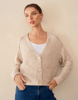Cotton Rich Mouline Boxy Cardigan