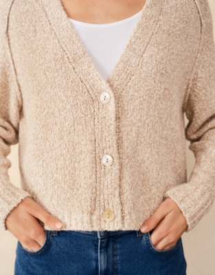Cotton Rich Mouline Boxy Cardigan