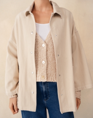 Cotton Rich Mouline Boxy Cardigan