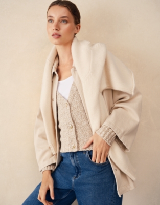 Cotton Rich Mouline Boxy Cardigan