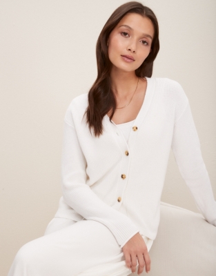 The white clearance company cardigan