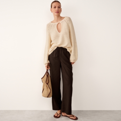 Cotton Rich Slub Keyhole Detail Jumper