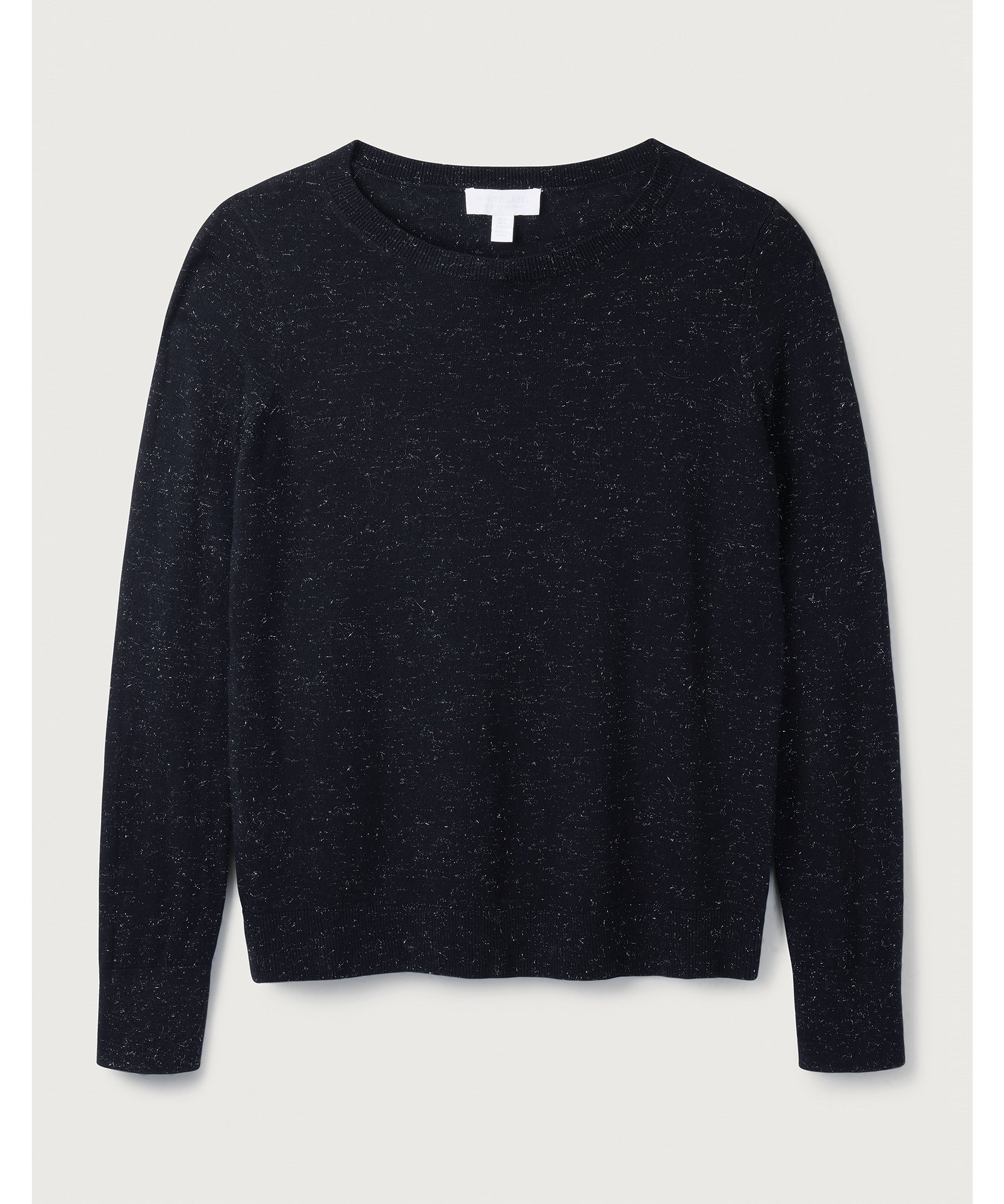 Cotton-Rich Sparkle Crew-Neck Sweater | All Clothing Sale | The White ...