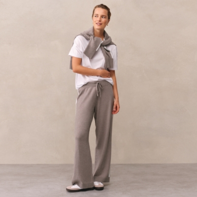 Cotton Rich Wide Side Stripe Trouser